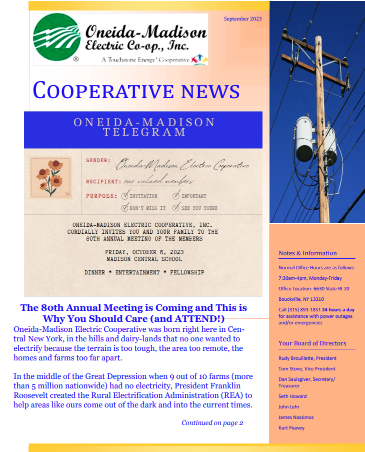 Sept Newsletter