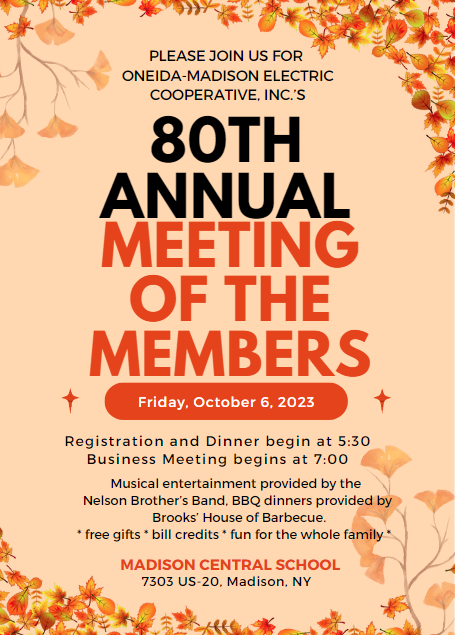 Annual Meeting flyer