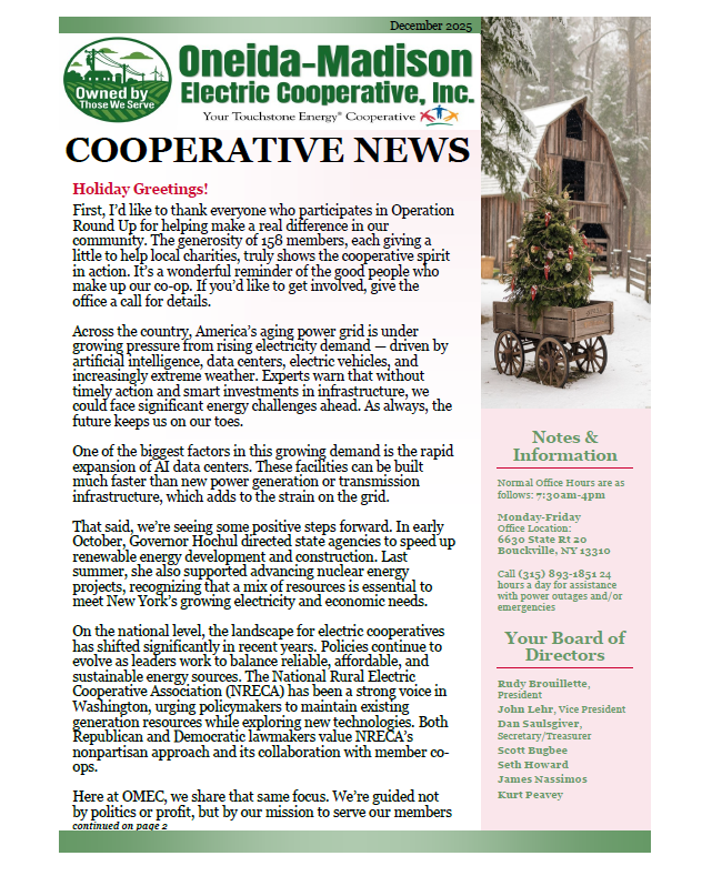 Dec newsletter